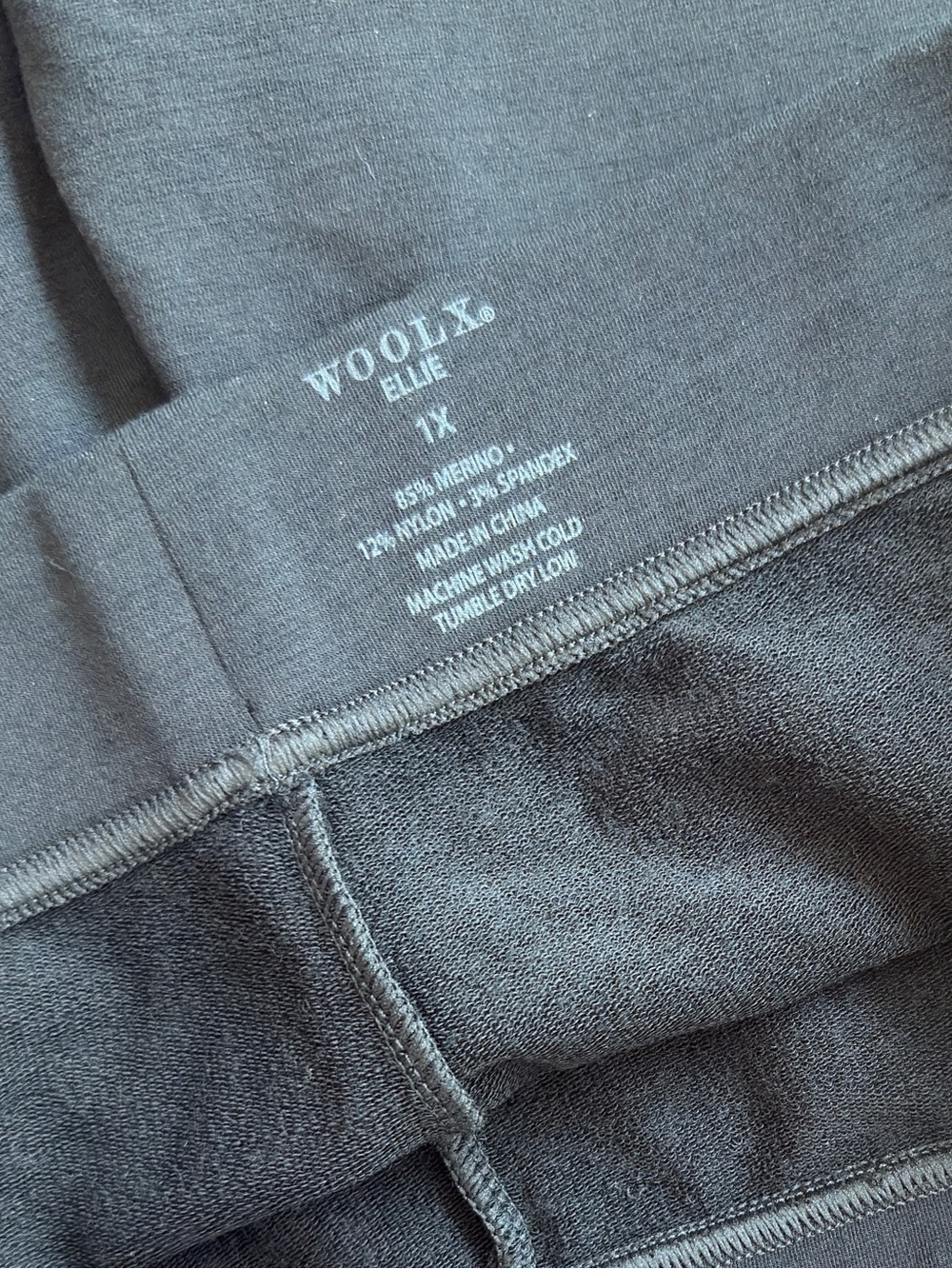 WOOLX ‘Ellie’ Wide Leg Wool Pants in Black - Picture 10 of 11